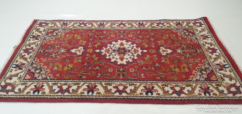3070 HINDU Kashan kézi gyapjú perzsa szőnyeg 90X155CM INGYEN FUTÁR