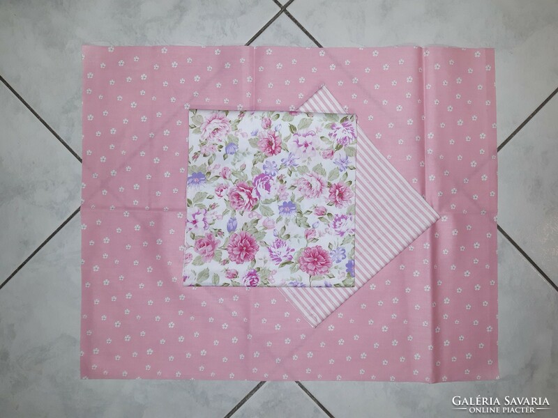 Pink fabric package - patchwork - decor - fabric by the meter - quilting