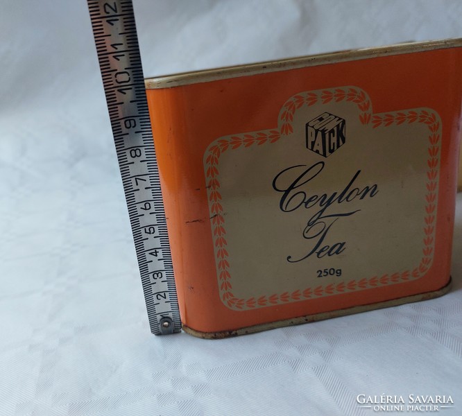 Retro metal box compack tea box 2 pcs