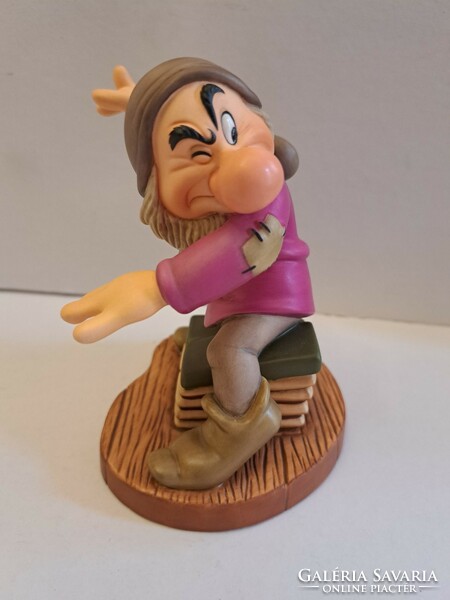 Walt Disney Classic Collection Hófehérke mese, Morgó törpe eredeti porcelán figura