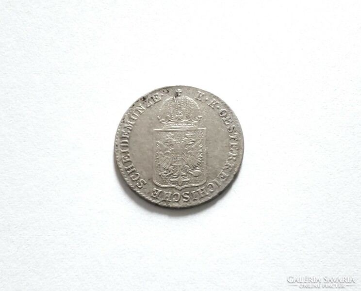 Austria, silver 6 kreuzer / kraj czar 1848