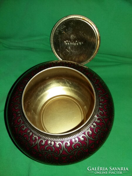 Old oriental character and atmosphere tchibo coffee metal plate painted box according to beautiful pictures 2.