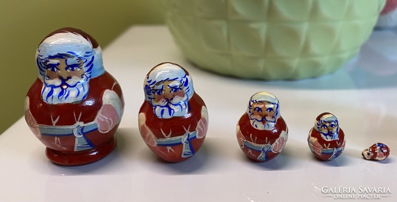 Miniature Santa matryoshka / matryoshka for collectors