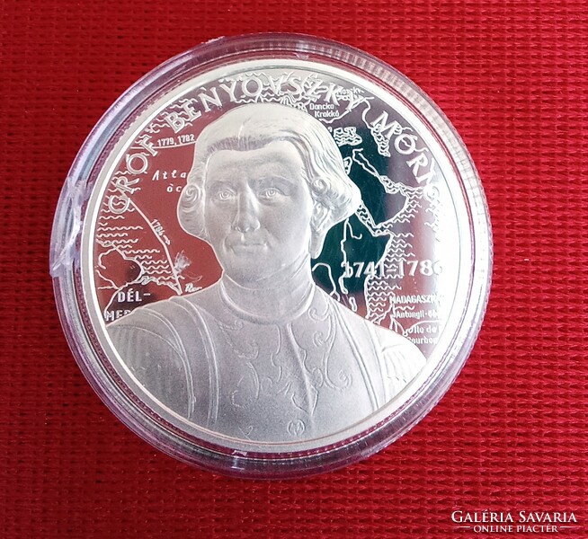 Silver coin Móric benyovszky