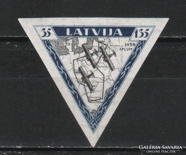 Lettország 0047 Mi  227 B postatiszta   45,00 Euró
