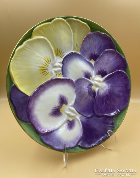Herend's special convex floral wall bowl