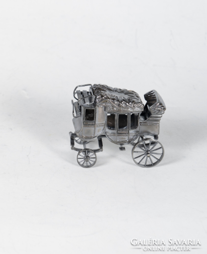 Silver miniature carriage