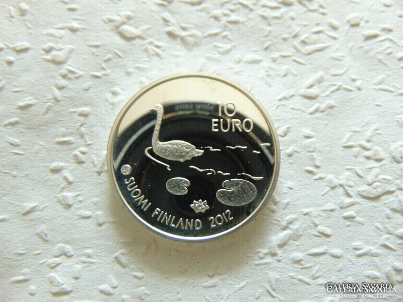 Finland silver 10 euro 2012 pp 17 grams 925 silver