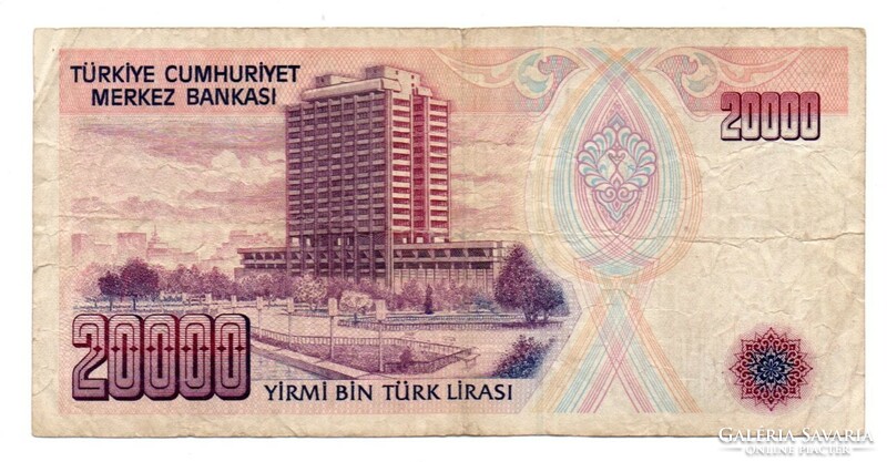 20,000 Lira 1970 Turkey