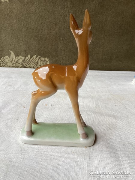 Drasche quarry porcelain deer figurine 15 cm.