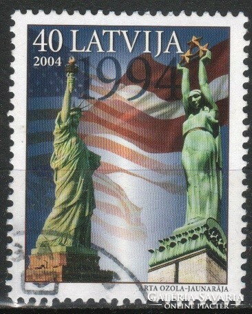 Lettország 0032 Mi 617             1,80 Euró