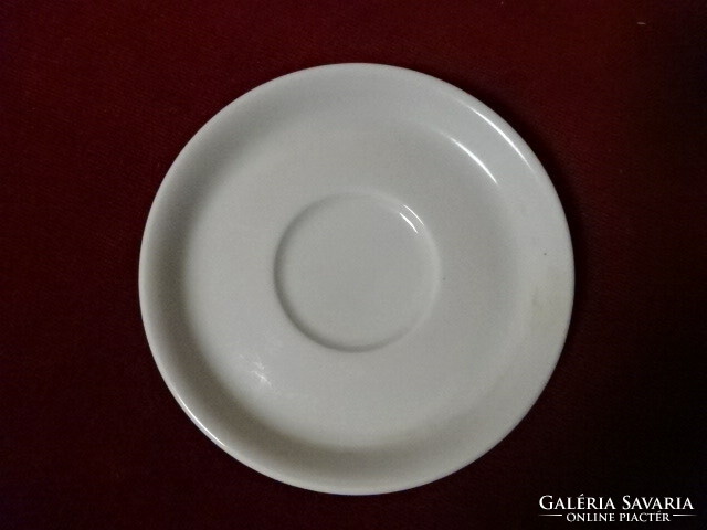 Lilien porcelain Austria, white tea cup coaster, diameter 14.5 cm. Jokai.