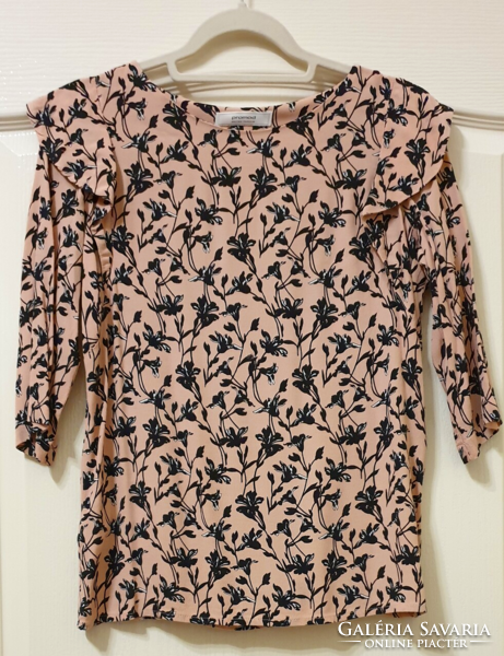 Promod tired pink top size s-m