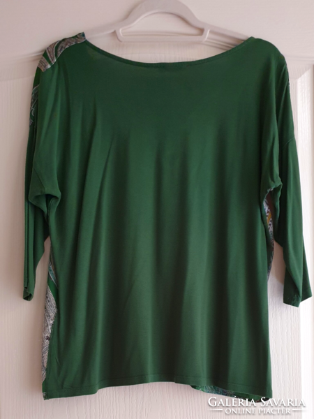 Orsay top with silk front, size m