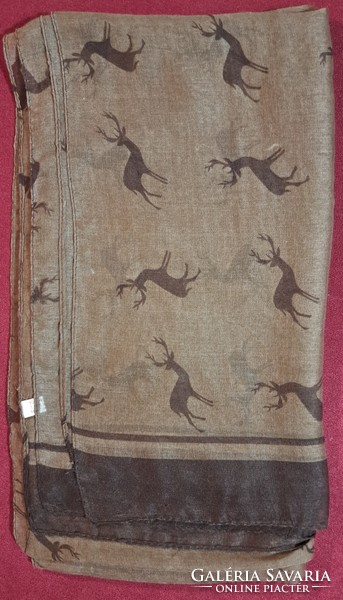Deer women's scarf, hunting stole (l4613)