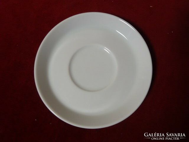 Lilien porcelain Austria, white tea cup coaster, diameter 14 cm. Jokai.