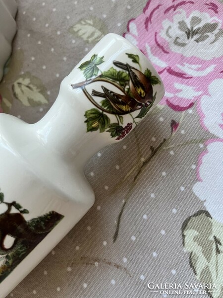 RITKA! Mesés vintage Portmeirion Botanic Garden porcelán nyújtófa, sodrófa lepkékkel, kismadarakkal