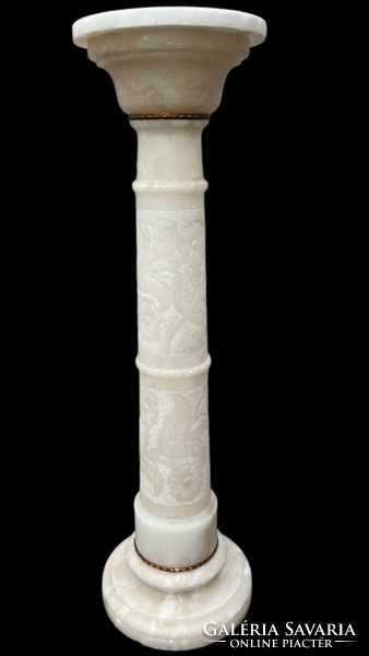 Alabaster pedestal