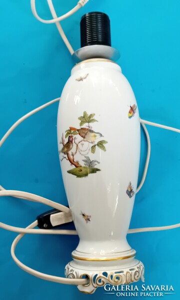 Herend lamp with rotschild pattern with hood, defective