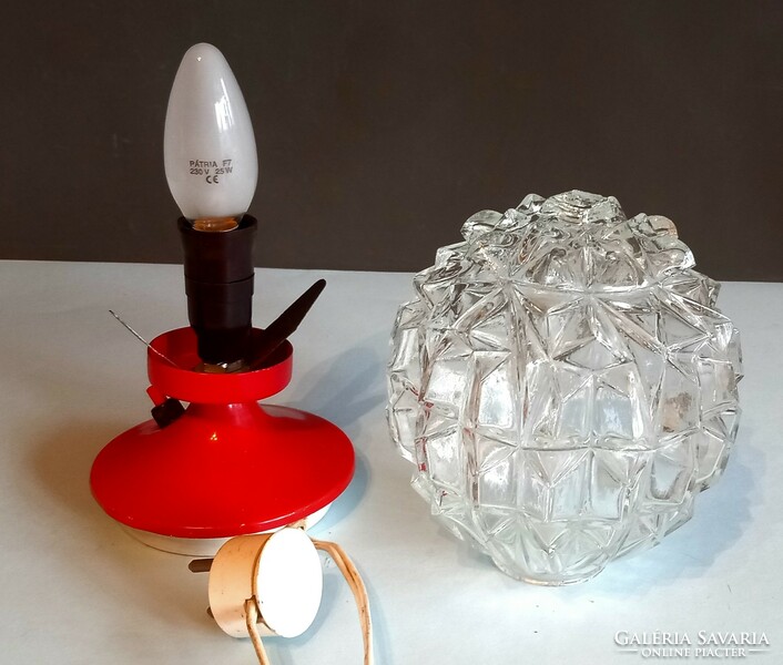 Old crystal table lamp negotiable