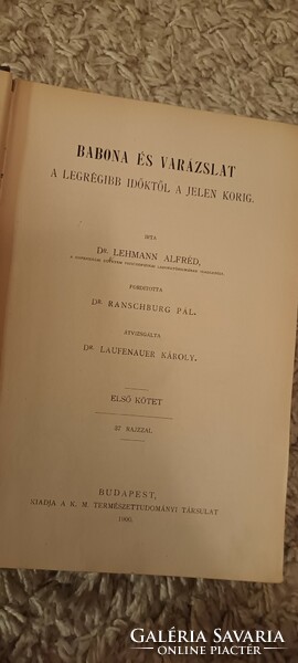Dr Lehmann Aéfréd.Babona és varázslat.