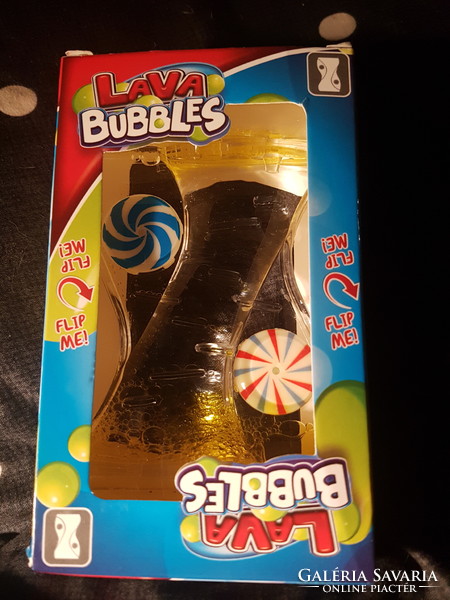 Lava Bubbles spinner buborék játék (Sárga) Új bontatlan