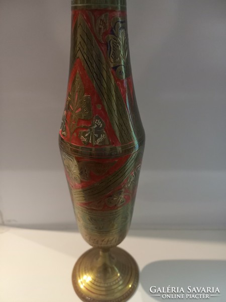 Bronze painted vase