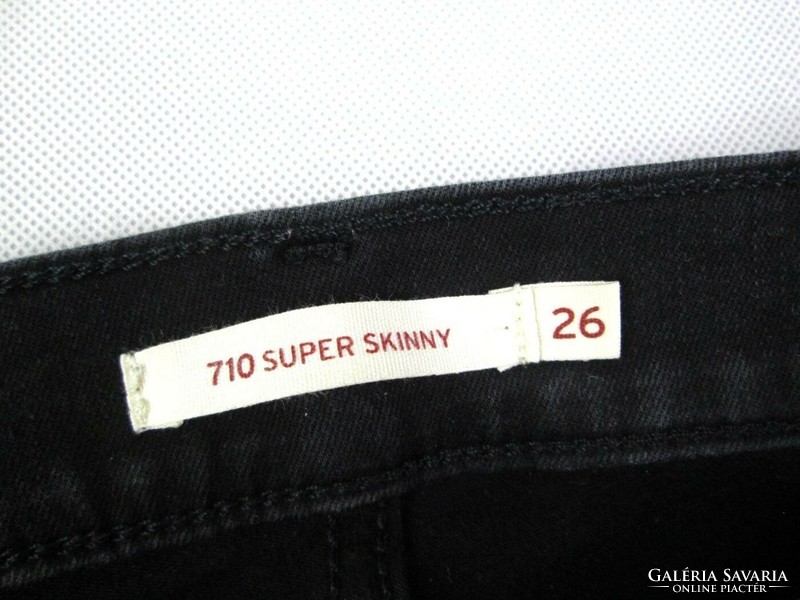 EREDETI LEVIS 710 SUPER SKINNY (W26 / L30) NŐI SZTRECCSES FARMERNADRÁG