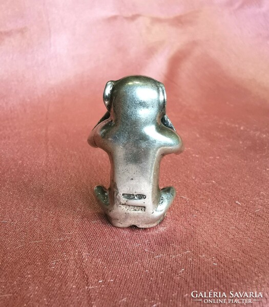 Silver miniature monkey