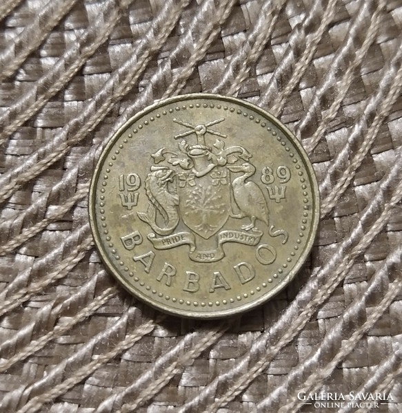 Barbados 5 cent 1989