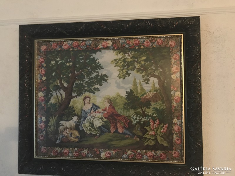 Wonderful goblein in a wonderful frame large 120 * 102 cm