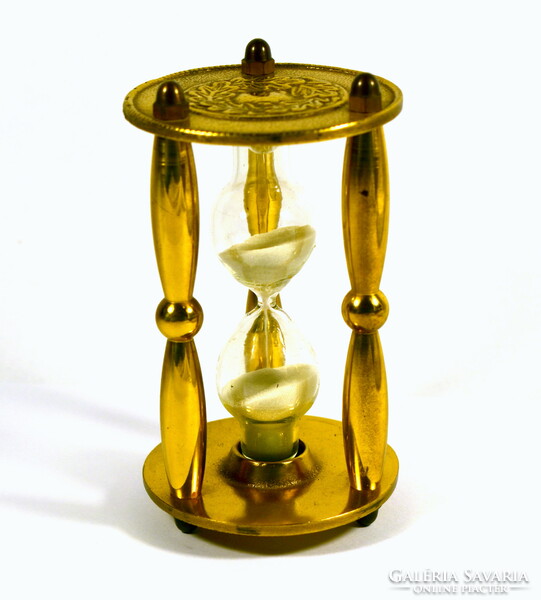 Decorative copper 3-minute hourglass!