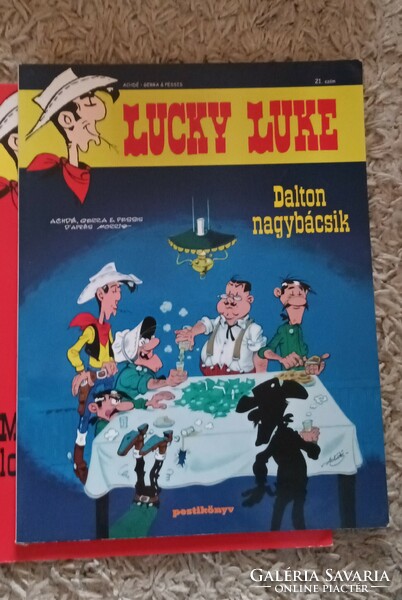 Lucky Luke képregények.