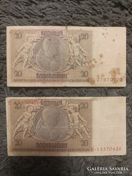 20 Mark banknote 1924/1929
