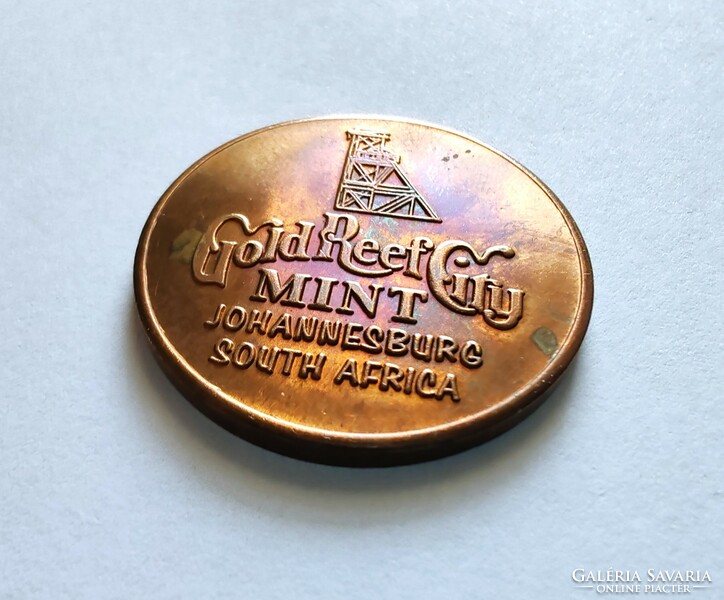 South Africa - Johannesburg, Gold Reef City mint - good luck token