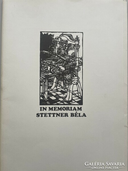 In memoriam béla stettner complete folder 1985