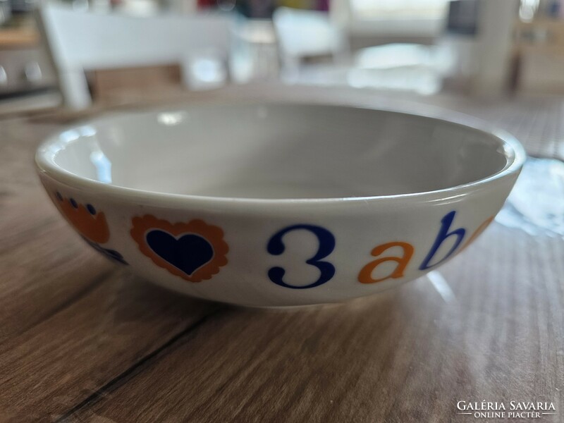 Alföldi blue orange ABC compote bowl
