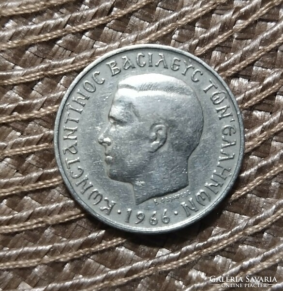 Greece 2 drachmas 1966