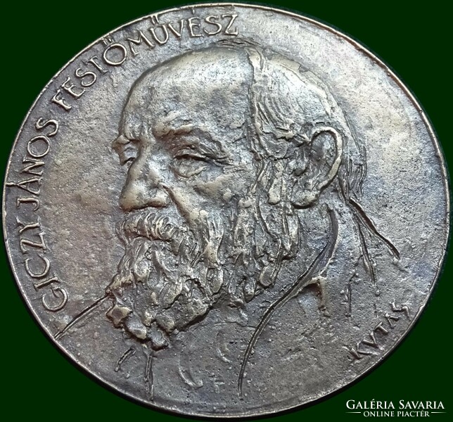 László Kutas (1936 -2023): János Giczy (alszopor, 1933 - sopron, 2016) commemorative medal