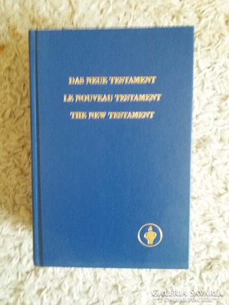 The New Testament is in German.