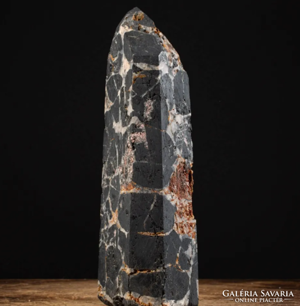 Black tourmaline obelisk - (majestic) - 7.8Kg