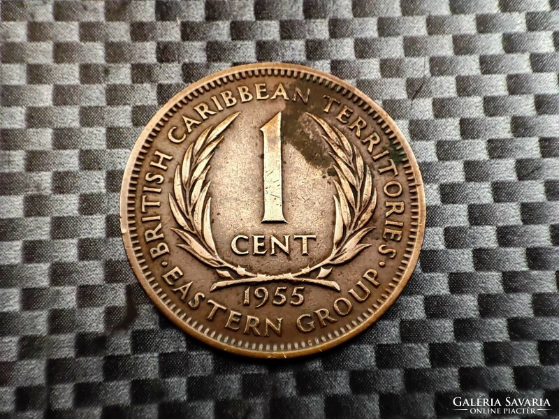 Kelet Karibi Államok 1 cent, 1955