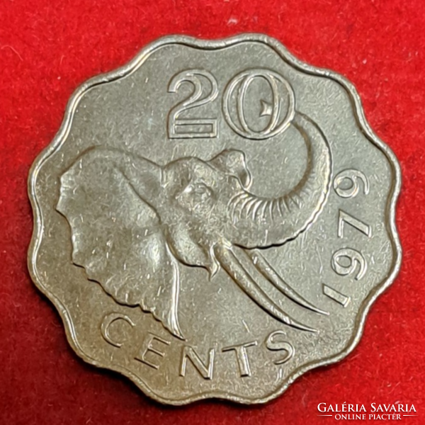 1979. Szváziföld, 20 Cent UNC (618)