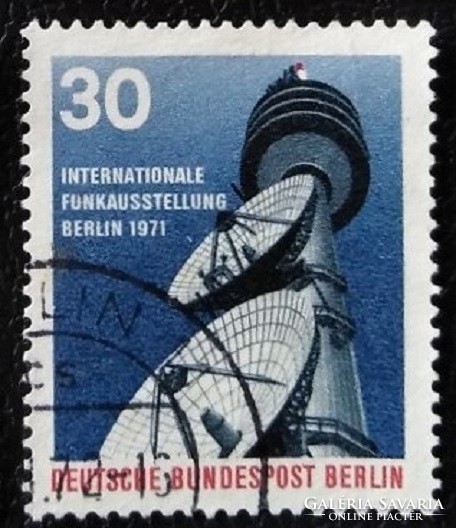 Bb391p / Germany - Berlin 1971 radio exhibition stamp stamped