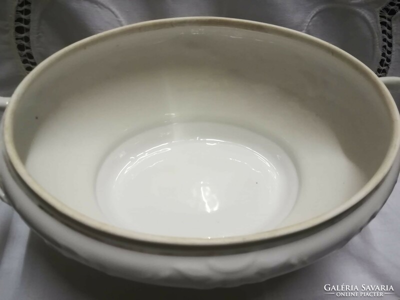 Small porcelain soup bowl