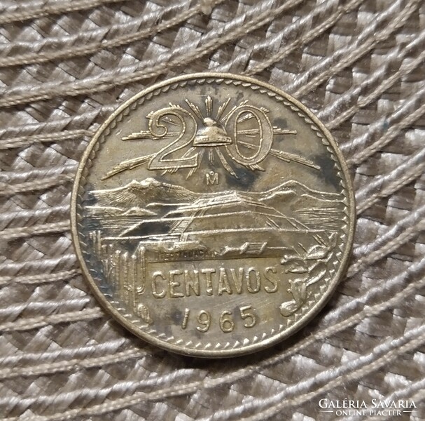 Mexico 20 centavos 1965 - large size