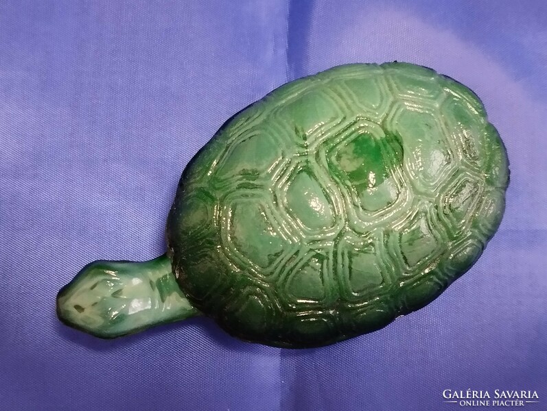 Art deco glass turtle