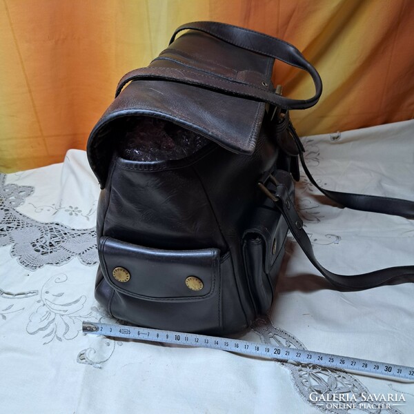 Barbour leather bag