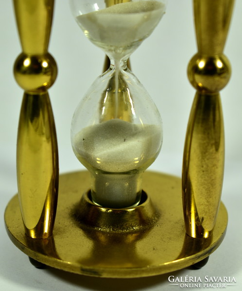 Decorative copper 3-minute hourglass!