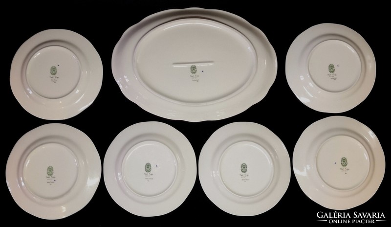 Dt/425 – 6-person Zsolnay phoenix set with deli plates